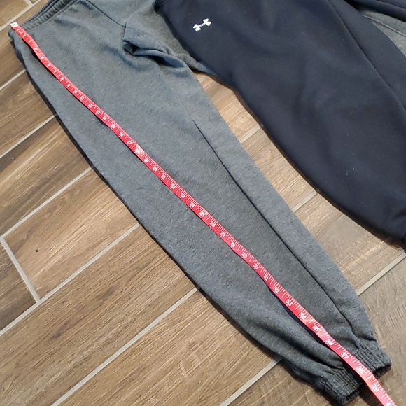 Under Armour Grey & Black Sweat Joggers Set S XS - Picture 4 of 10
